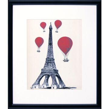 Red Hot Air Balloons & Iconic Buildings I