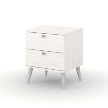 Augusta Curve 2 Drawer Bedside Cabinet