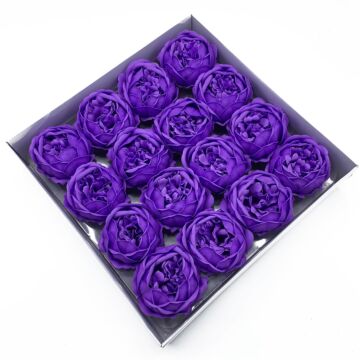 Craft Soap Flower - Ext Large Peony - Lavender - Pack Of 10