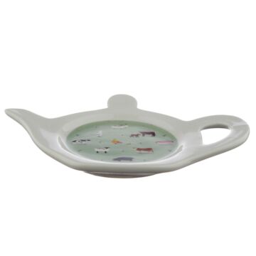 Porcelain Teabag Dish/holder - Willow Farm