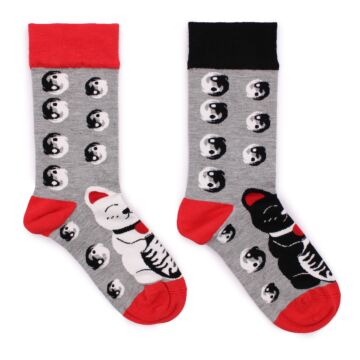Hop Hare Bamboo Socks M/l - Lucky Cats