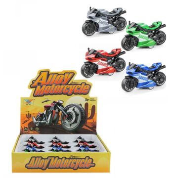 Pull Back Action Toy - Motorbike Car