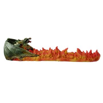 Ashcatcher Incense Stick Burner - Green Dragon Volcano