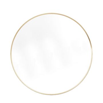 Holworth Large Round Mirror Gold 800x35x800