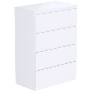 Vida Designs Denver 4 Drawer Chest, White