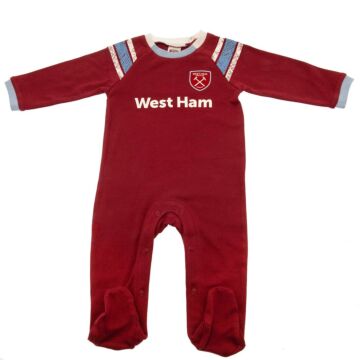 West Ham United Fc Sleepsuit 6-9 Mths St