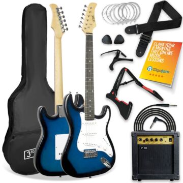 3rd Avenue Full Size Electric Guitar Pack