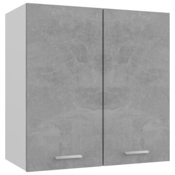 Vidaxl Hanging Cabinet Concrete Grey 60x31x60 Cm Engineered Wood