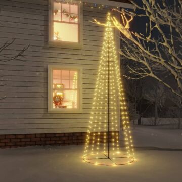 Vidaxl Christmas Cone Tree Warm White 310 Leds 100x300 Cm