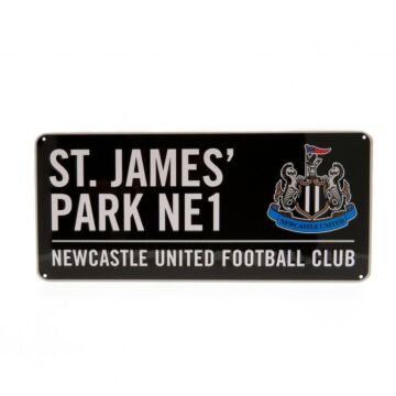 Newcastle United Fc Colour Street Sign