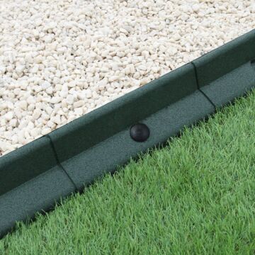 Flexible Lawn Edging Green 1.2m X 8