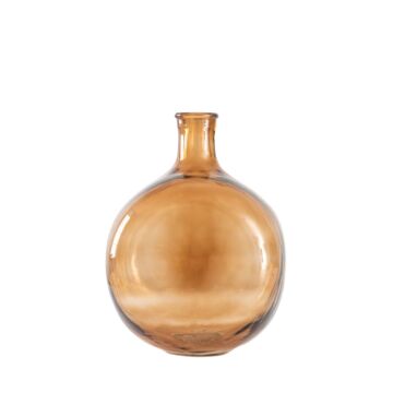 Burwell Bottle Vase Brown 240x170x325mm