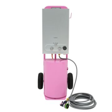 Deluxe Portable Horse Shower - Pink