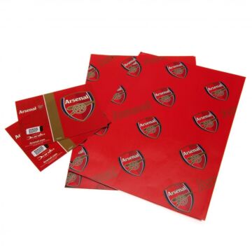 Arsenal Fc Crest Gift Wrap