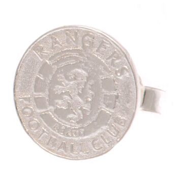Rangers Fc Ready Crest Sterling Silver Stud Earring