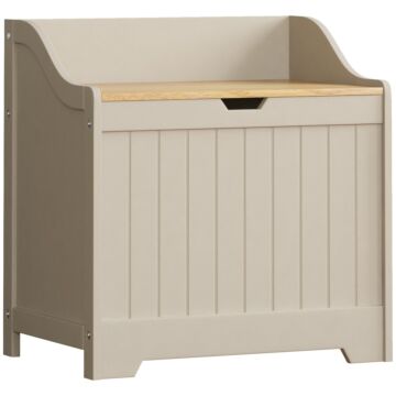 Bath Vida Priano Laundry Chest, Grey & Oak