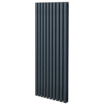 Oval Column Radiator – 1600mm X 600mm – Anthracite Grey