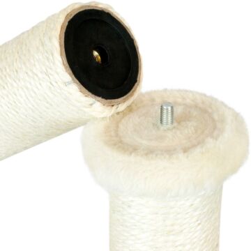 80cm Cat Scratch Post - Beige