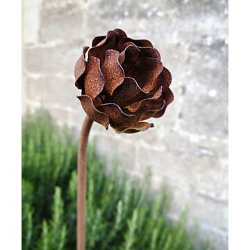Rose Plant Pin 4ft Bare Metal/ready To Rust