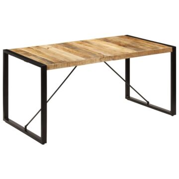 Vidaxl Dining Table 160x80x75 Cm Solid Mango Wood