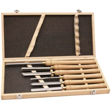 Sip 6pc Wood Lathe Chisel Set