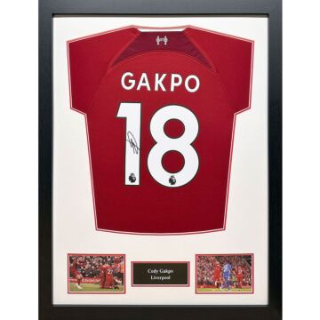 Liverpool Fc Gapko Signed Shirt (framed)