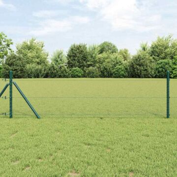 Vidaxl Hexagon Fence Grey 0.8x100 M Steel
