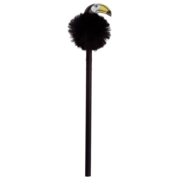 Fun Toucan Pom Pom Pencil With Topper
