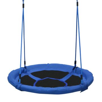 Homcom Kids Round Tree Spin, Φ100cm-blue