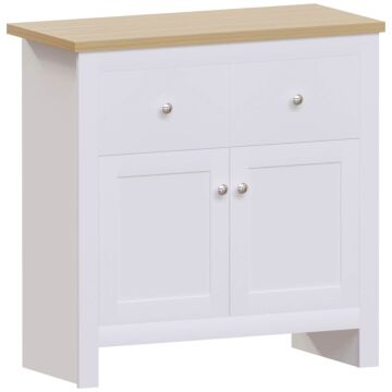 Vida Designs Arlington 2 Drawer 2 Door Sideboard, White