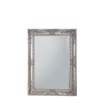 Hampshire Rectangle Mirror Ant Silver 1130x830mm