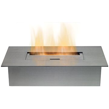 Small Bio Ethanol Burner In Stainless Steel, 1.5 Litre Capacity