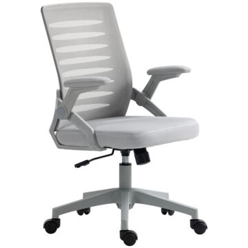 Vinsetto Mesh Office Chair, Swivel Task Computer Chair For Home With Lumbar Support