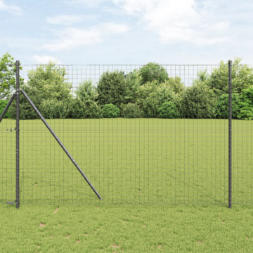 Vidaxl Fence Posts 52 Pcs Grey Ø32 Mm 210 Cm Galvanised Steel