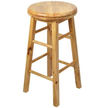 Chef Vida Wooden Revolving Bar Stool