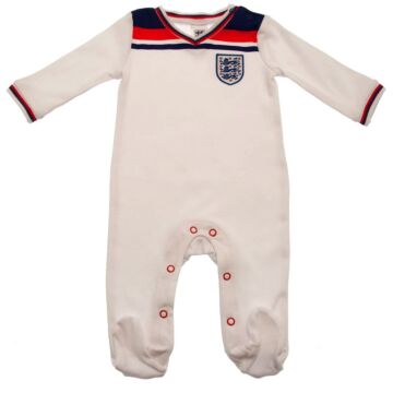 England Fa Sleepsuit 82 Retro 9-12 Mths