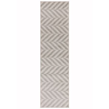 Muse 120x170cm Grey Chevron Rug Mu07