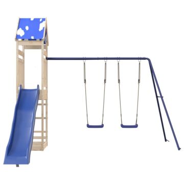 Vidaxl Outdoor Playset Solid Wood Pine