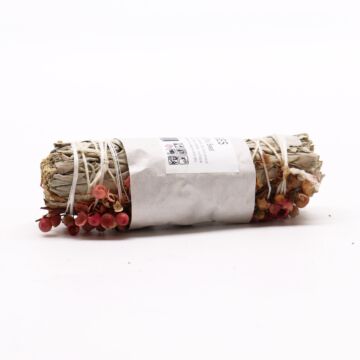 Smudge Stick - White Sage And Pirul Seed