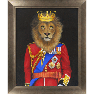 The Lion King By Peter Annable - Framed Art