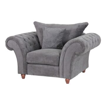 Huntley Fabric Sofa 1s Grey