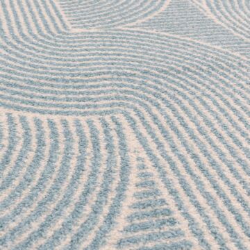 Muse 120x170cm Blue Swirl Rug Mu02