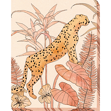 Blush Cheetah Ii By Annie Warren