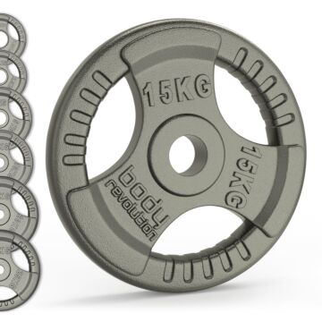 Olympic Tri Grip Cast Iron Weight Plates - Pairs & Sets
