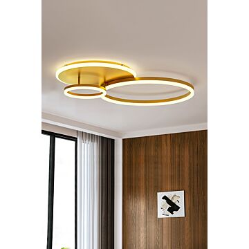 Classic Golden Loops Energy Efficient Led Ceiling Light