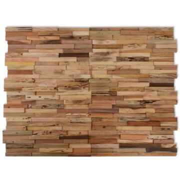 Vidaxl Wall Cladding Panels 10 Pcs 1.03 M² Recycled Teak Wood