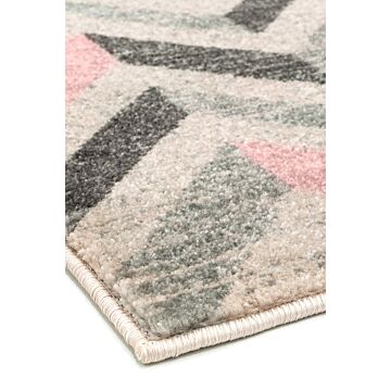 Colt Rug 160x230cm Cl09 Chevron Pink