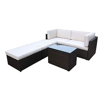 Berlin Brown 4 Seater 5pc Multi Setting Relaxer Set