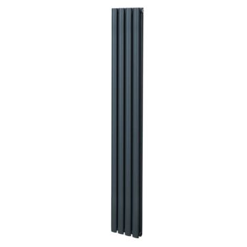 Oval Column Radiator – 1800mm X 240mm – Anthracite Grey