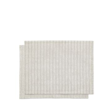 Natural Stripe Placemat (4pk)